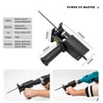thumbnail image 3 of Electric Drill Modified Reciprocating Jigsaw Adapter Accessories with Sawblade, 3 of 8