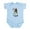 Sky Blue, variant on CafePress - Baby German Shepherd Infant Bodysuit - Baby Light Bodysuit, Size Newborn - 24 Months