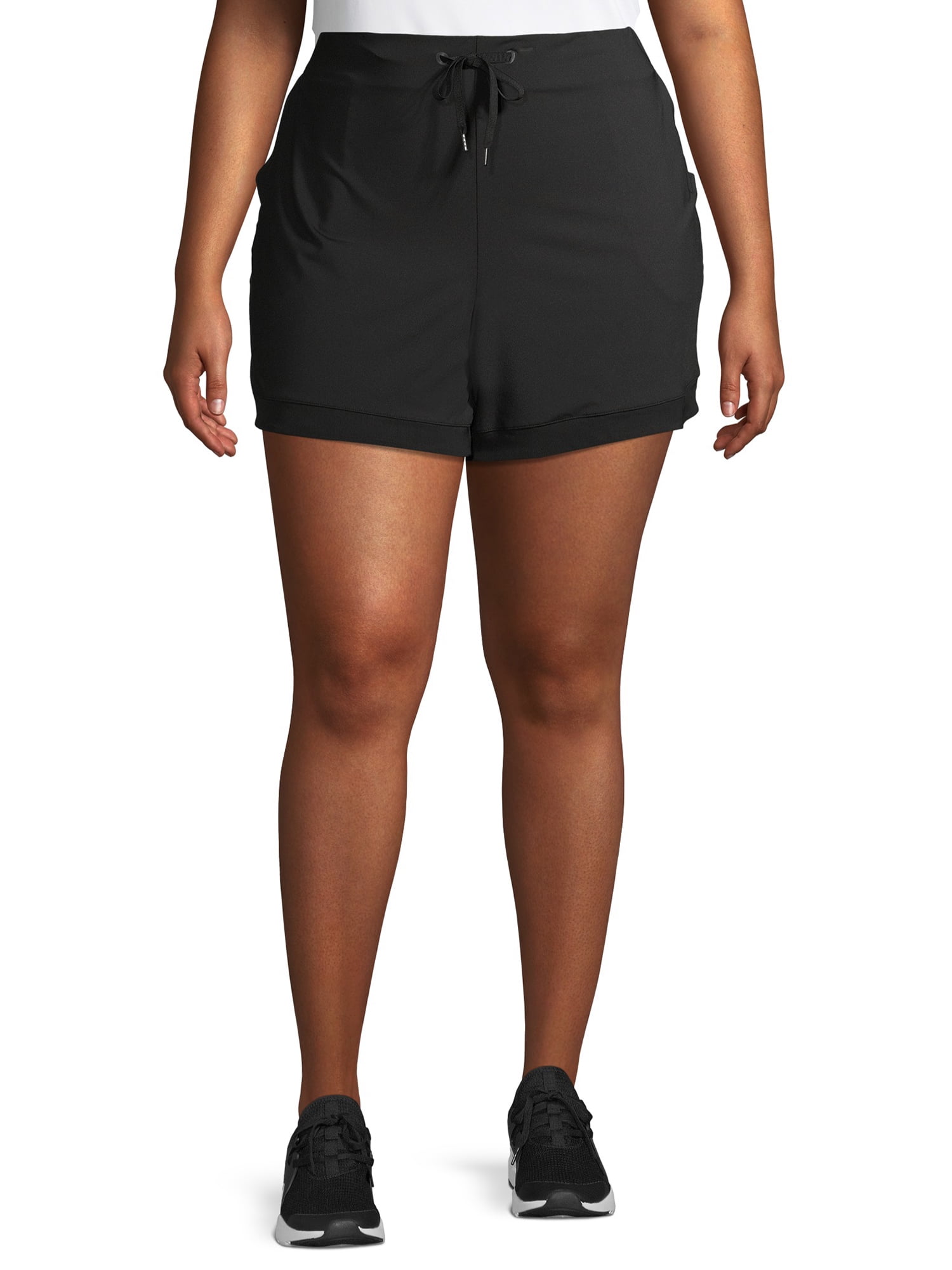 women's plus size sports shorts