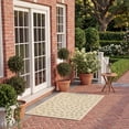 thumbnail image 3 of Safavieh Courtyard Camille Spotted Indoor/Outdoor Area Rug, Beige/Green, 2' x 3'7", 3 of 11