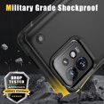 thumbnail image 6 of Allytech for Moto Edge+ 2023 Rugged Case, Military Grade Shockproof Anti-Stain Heavy Duty Hybrid Case with Invisible Kickstand, Soft TPU + Hard PC Phone Case for Moto Edge+ 2023 - Black, 6 of 7
