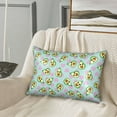 thumbnail image 5 of Silk Pillow Case for Hair And Skin Queen - Cute Avocado Pink Love Blue Cooling Sleep Throw Pillow Covers Standard Size 20x30in, comfort Satin Pillowcase with Zipper for Women Men, 5 of 7