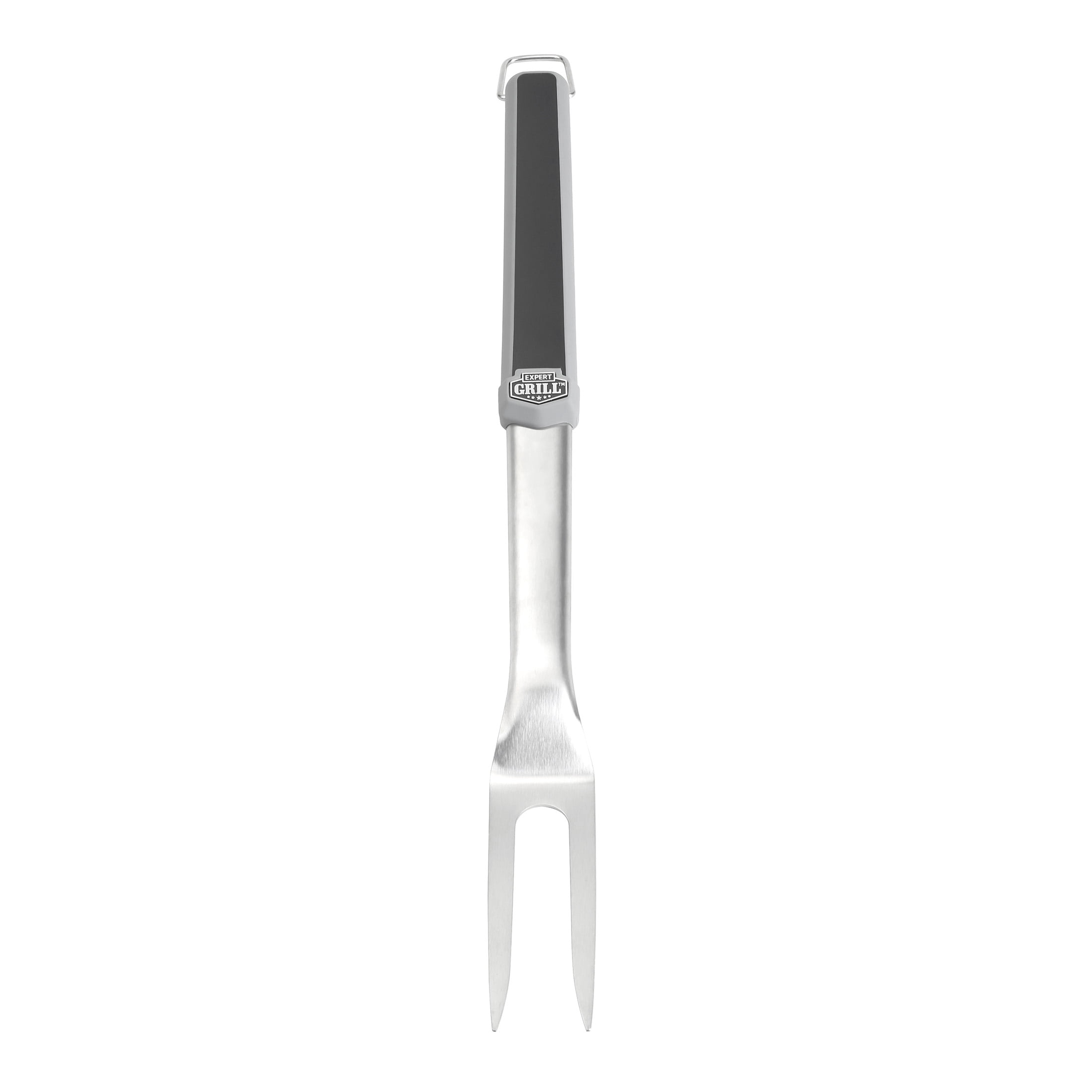 Expert Grill Stainless Steel  BBQ Tool Set with Soft Grip, 4-Pieces