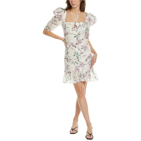 Isabel Marant womens Étoile Galdino Mini Dress, 36, White