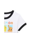 thumbnail image 3 of Pokémon Girls Short Sleeve Ringer Graphic Tee, Sizes 4-16, 3 of 3