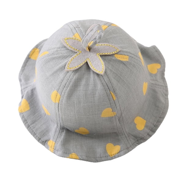 Sombrero Para El Sol Para Bebé, Patrón De Impresión, Sombrero De Cubo, Gorra De Playa Para Niños Para Uso En Exteriores seitruly AP007246-01