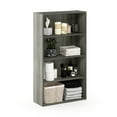 thumbnail image 4 of Furinno Pasir 4 Tier Open Shelf, French Oak Grey, 4 of 6