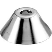 WestBrass D1271 Polished Nickel 3/8 in. IPS Bell Pattern Sure Grip Flange