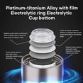 thumbnail image 4 of HAHDAXIA Hydrogen Water Bottle,Hydrogen Water Bottle Generator,Hydrogen Water Machine,H2 Life Hydrogen Water Bottle,Hydrogen Ionizer Water Bottle,Hydrogen Water Maker Bottle Glass (Sliver), 4 of 7