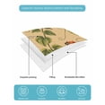 thumbnail image 4 of Twin Quilt Bedding Set, Ladybugs Eucalyptus Reversible Summer Quilt 3 Pieces, Spring Botanical Leaves Yellow Lightweight Bedspreads Coverlets with 2 Pillow Shams for All Seasons, 4 of 5