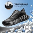 thumbnail image 2 of Zapatillas para caminar de mujer NORTIV 8 SNWS245W negras talla 6, 2 of 9