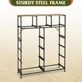 thumbnail image 6 of Tall Dresser for Bedroom, Fabric Dresser Storage Tower, Chest of Drawers Organizer Unit with 11 Drawers, Storage Cabinet, Hallway, Closets, Steel Frame, Wood Top, 6 of 6