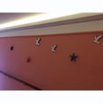 thumbnail image 4 of Bewildely Decoración de baño playera chic de 3 piezas con acentos de gaviota. Decoración de pared playera de gaviota de madera de 3 piezas. Decoración del hogar A, 4 of 5