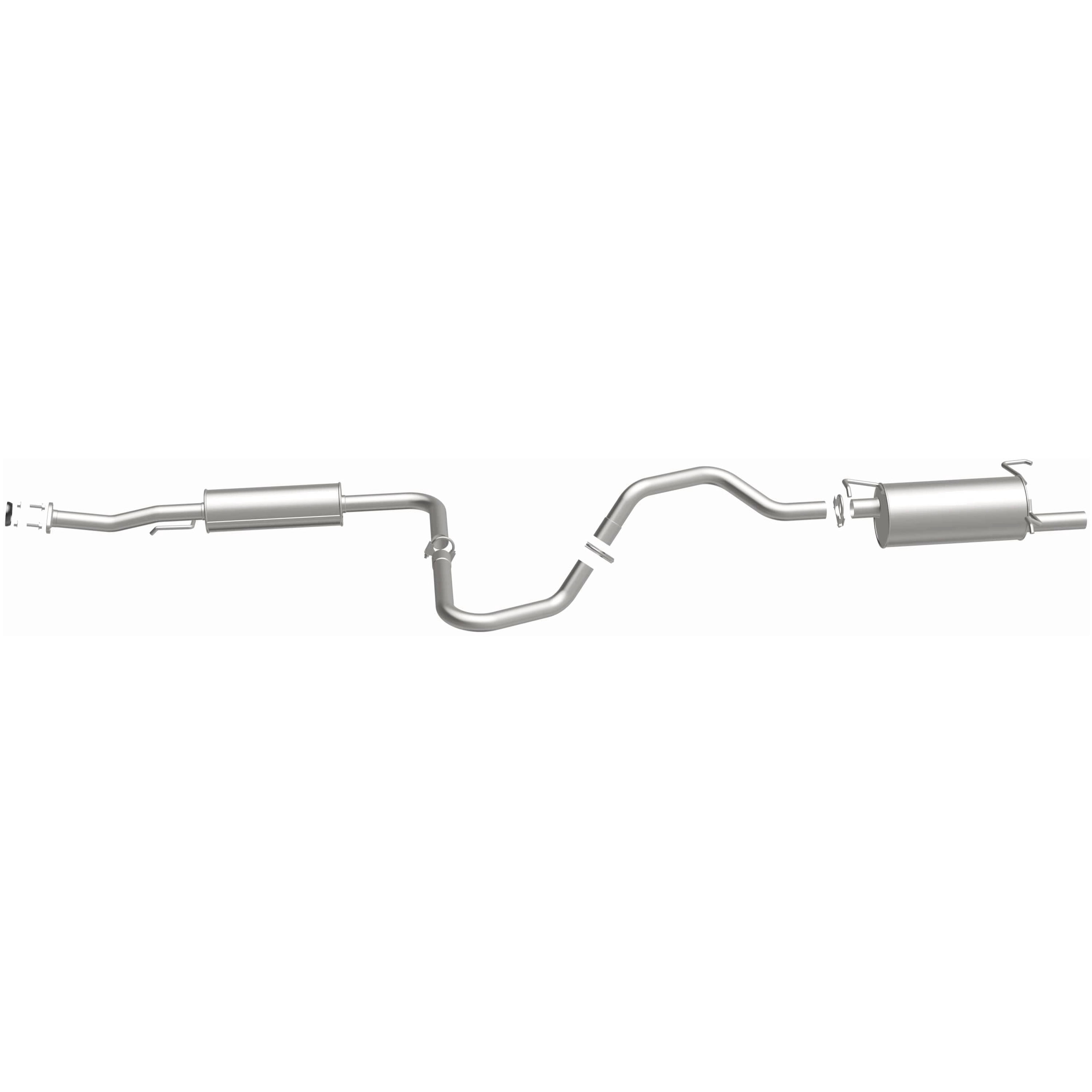 BRExhaust OE Replacement Exhaust System Kit 106-0030: Compatible with 2007-2012 Nissan Sentra 2.0L
