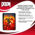 thumbnail image 7 of DOOM Classic Fleece Throw Blanket | Cozy Lightweight Blanket | 45 x 60 Inches, 7 of 7