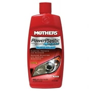 Mothers 08808 PowerPlastic 4Lights Headlight Lens Cleaner, 8 Oz, Each