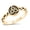 Gold-Tone, variant on Gold-Tone Sterling Silver Braided Triquetra Ring Size 10