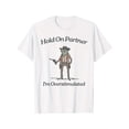 thumbnail image 2 of Camiseta "Aguanta, compañero, estoy sobreestimulado" - Divertida camiseta de vaquero amante de las ranas para hombre, de algodón blanco, para adultos, hombres, mujeres, adolescentes, jóvenes y ocio., 2 of 6