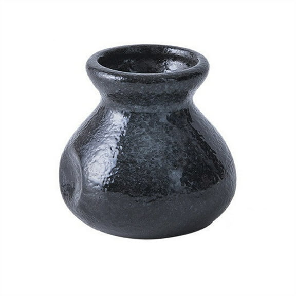 Decorative Ceramic Toothpick Cotton Swab Holder Ceramic Fruit Pick Container Jar Box