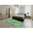thumbnail image 4 of Ahgly Company Indoor Rectangle Patterned SeaGreen Area Rugs, 2' x 3', 4 of 6