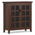 thumbnail image 2 of Simpli Home Artisan Wood 38" Transitional Medium Cabinet in Russet Brown, 2 of 12