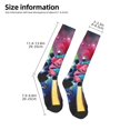 thumbnail image 2 of Goofa Trolls Band Together Pattern Adult Stockings, Color-Block Knee High Socks, Comfortable and Breathable, Soft and Stretchable, Sports, and Decoration, 2 of 6