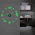 thumbnail image 3 of Acrílico Luminoso Reloj de Pared Pegatinas 3D DIY Relojes de Pared Sin Marco Silencioso Ronda Relojes de para Sala de Estar Hogar Cocina Dormit Macarena Reloj de pared luminoso, 3 of 8