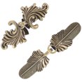 thumbnail image 3 of 2pcs Metal Sweater Clips Cardigan Fasteners Shawl Clasp Brooch for Women, 3 of 8