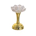 thumbnail image 2 of Lotus LED Candle, Flameless Flower Light, a Faceted Bloom Mounted on a Metallic-look Stem Across Dining Tables Mantels Shelves, Decorative Tabletop Lamp for Weddings Dinners, 2 of 7