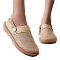thumbnail image 6 of CAIXAI Orthopedic Shoes for Women Arch Support Wide Toe Box Sneakers Women Classic Non- Sole Womens Walking Shoes Knit Upper Embroidery Mary Jane Flats Hands Free Soft Shoes, 6 of 8