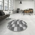 thumbnail image 4 of Ahgly Company Machine Washable Indoor Rectangle Transitional Gray Cloud Gray Area Rugs, 2' x 5', 4 of 7
