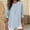 Blue, variant on CLOISE Womens Tops Fall Cute Striped Shirts Scoop Neck Long Sleeve Blouses Oversized Basic Tees Flowy Clothes Gray XL