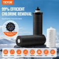 thumbnail image 3 of STAWAY 2.25G Gravity-Fed Water Filter System - Stainless Steel, 4 Filters, Removes 99% Chlorine, Portable, Easy Install, Perfect for Home & Camping, 3 of 9