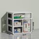 thumbnail image 1 of Caja de medicamentos for el hogar, caja de almacenamiento pequeña de tamaño familiar, tipo cajón, caja de medicamentos de gran capacidad, caja de medicamentos médicos de múltiples capas, 1 of 6