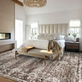 thumbnail image 3 of Yamaziot Area Rugs for Living Room 6x9, Washable Indoor Rug Vintage Distressed Persian Floral Boho Non Slip Accent Carpet for Bedroom Dinning Room Home Office, Brown, 3 of 10