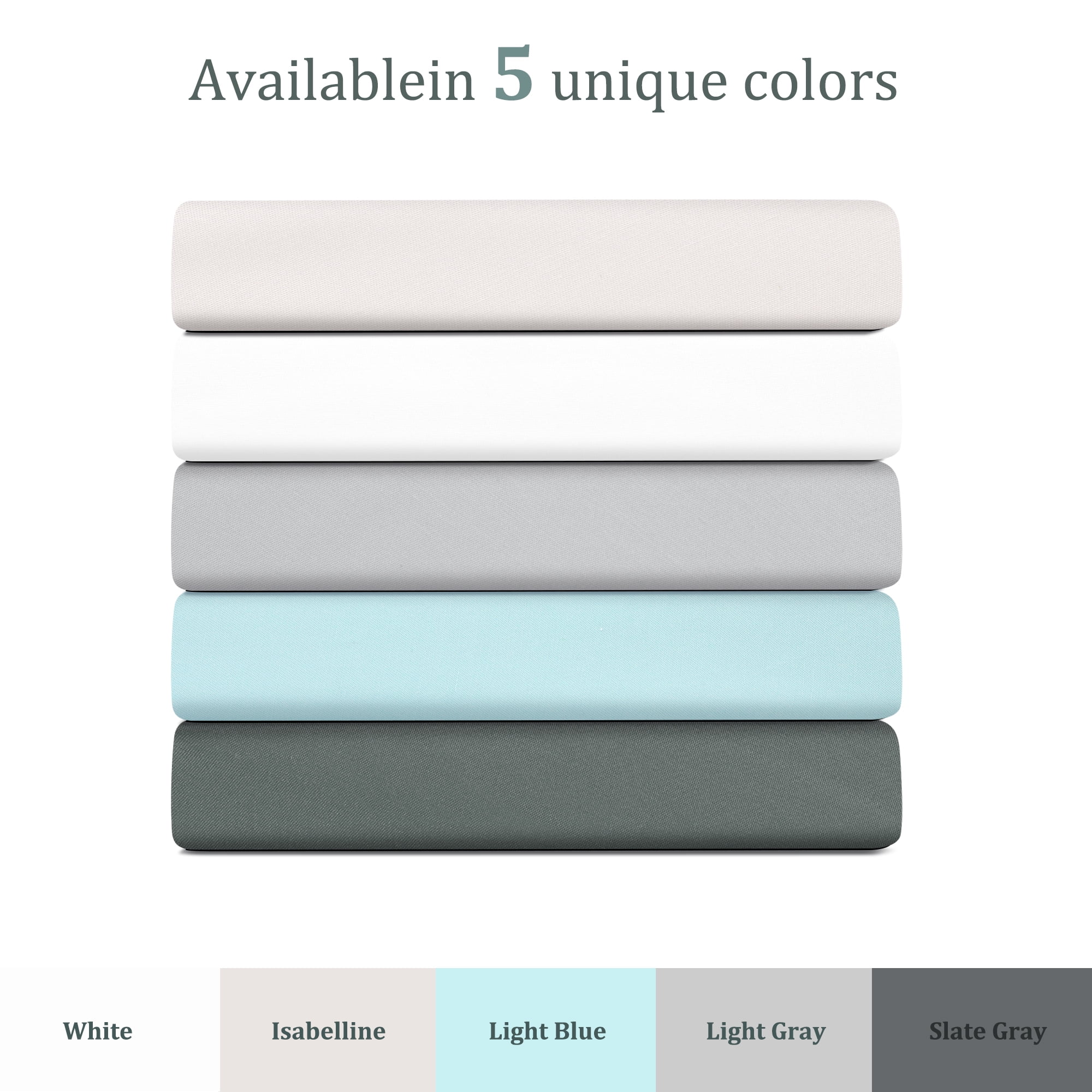 REGALWOVEN Fitted Sheet, Viscose Derived from Bamboo Soft Silky Breathable Wrinkle Fade Resistant Sheets with 16" Deep Pocket Queen White
