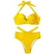 thumbnail image 4 of Trajes de baño para mujer, 2 piezas, estampado tropical hawaiano, camisola, sujetador y volantes, conjuntos de baño, ropa de playa OAVQHLG3B Store  lin121212, 4 of 4