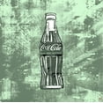 thumbnail image 2 of Wiley, Marta 26x26 Black Ornate Wood Framed with Double Matting Museum Art Print Titled - Green Coke Silkscreen, 2 of 4