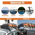 thumbnail image 4 of Unique Bargains 1 Set 15 Cubic Feet Car Roof Bag Rooftop Cargo Bag Luggage Carriers for Cars with or without Rack, 4 of 7