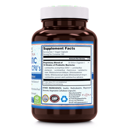 Pure Naturals Probiotic 30 Billion 60 VCaps