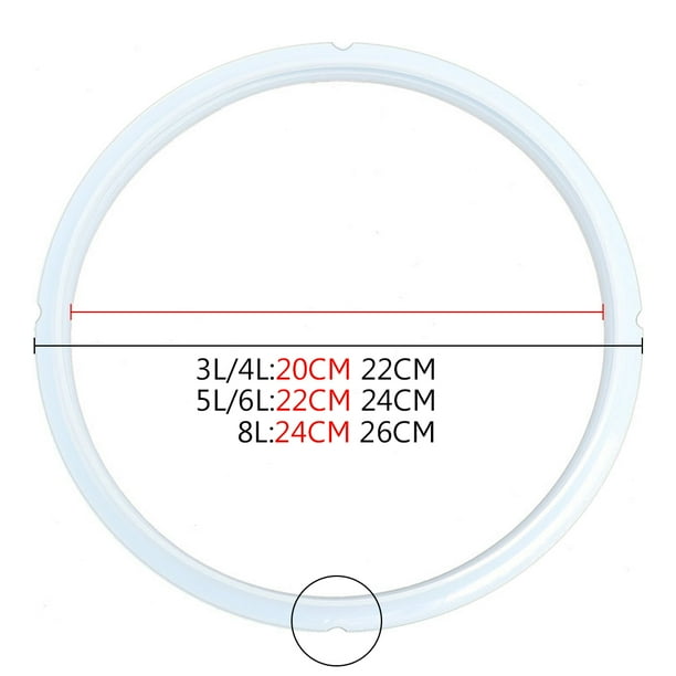 3 4 5 6 8L Electric Pressure Cooker Gasket Part Silicone Elastic