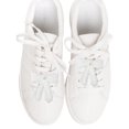 thumbnail image 2 of Accesorios de zapatos de moda con lazo de perla falsa, 1 par de encantos para agujetas, color blanco, 2 of 5