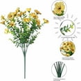thumbnail image 3 of Nanoei Artificial Flowers, Colorful Artificial Flower Bouquet Set - Silk Floral Arrangements for Home Decor, Wedding Centerpieces, Garden Wreaths (6-Style Pack) Yellow, 3 of 8