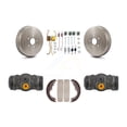 thumbnail image 1 of Transit Auto Rear Brake Drum Shoes Spring and Cylinders Kit for Car 2015 Toyota Tacoma RWD with 6 Lug Wheels K8N-100691, 1 of 11