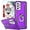 Purple, variant on LeYi for Galaxy A25 5G Case, Samsung Galaxy A 25 5G Case with [2 Pack] Tempered Glass Screen Protectors, Heavy Duty Protective Phone Case with Magnetic Ring Stand for Samsung A25 5G, Black
