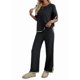 thumbnail image 2 of Pantalón de Punto de Corta, Traje Negro M, 2 of 7