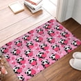 thumbnail image 6 of Bingfone Panda Heart Valentine Door Mat 16"x24" Front Entrance Non-Slip Low Profile Washable for Entryway, 6 of 7