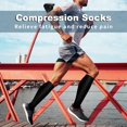 thumbnail image 4 of 5 Pairs Copper Compression Socks for Women & Men Circulation 15-20 mmhg - Better Blood Flow, Swelling, Best Support for Medical, Running, Nursing, 4 of 7
