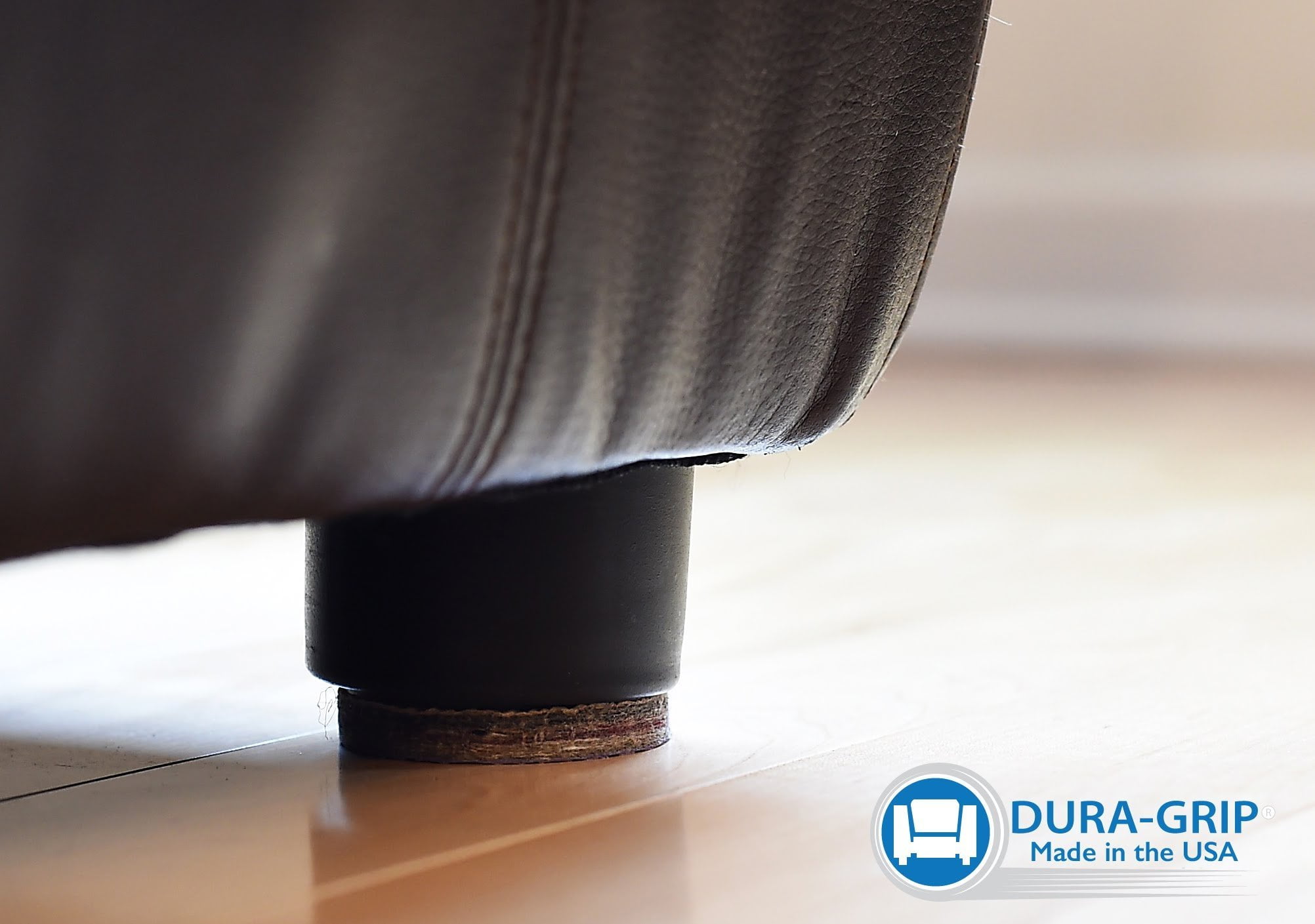 DURA-GRIP 2"SQUARE Non-Slip Rubber Furniture Floor pad-set of 8 No Glue or Nails 