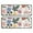 Pioneer Flower Floral-2, variant on Kitchen Rugs Sets Of 2,Pioneer Flower Floral Print Pattern Anti Fatigue Kitchen Mat Rugs Non Slip Washable,Decorative Kitchen Floor Mats for Kitchen,Sink,Laundry,17"x47"+17"x47"